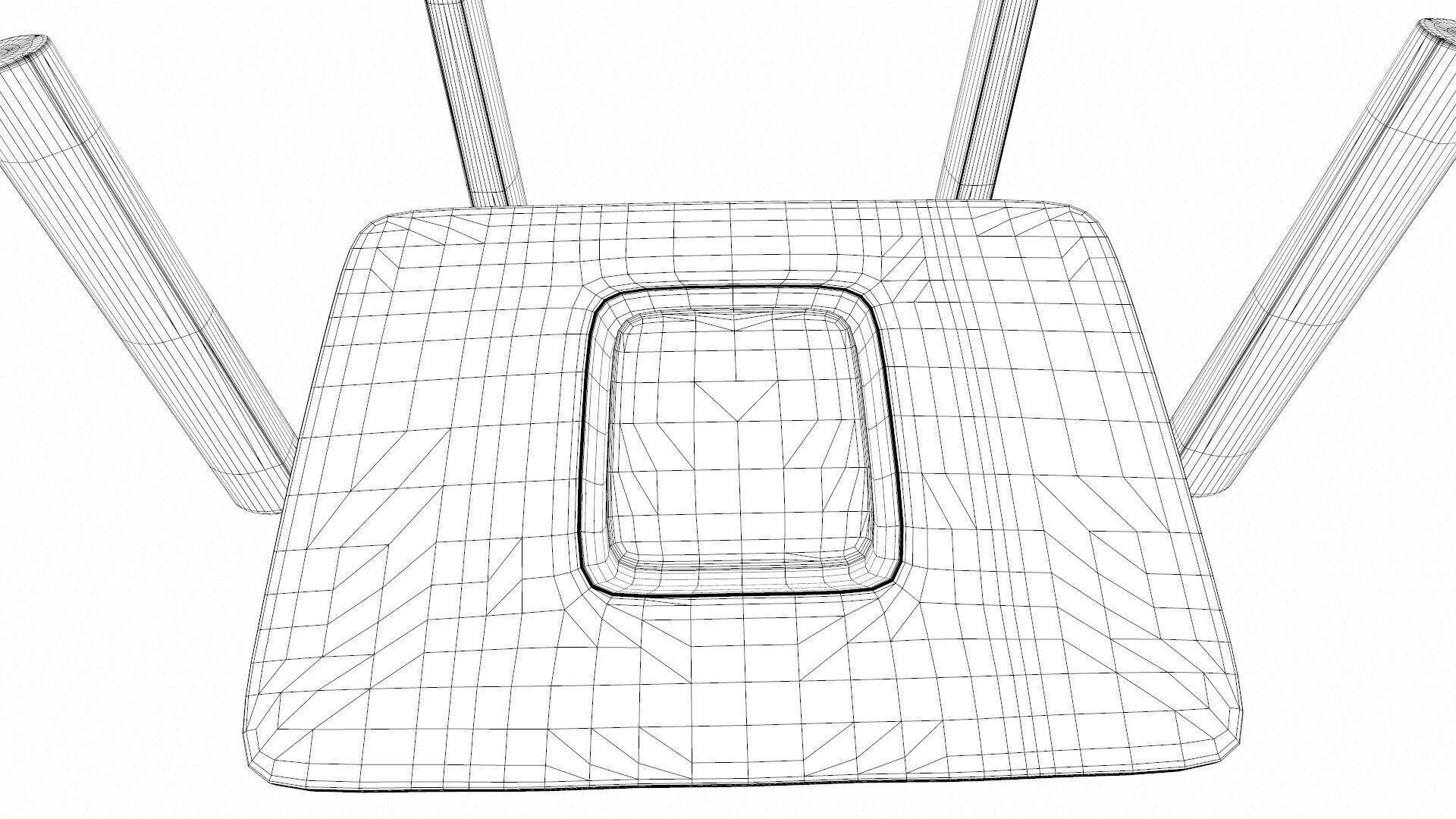 LINKSYS Router 3D model_9