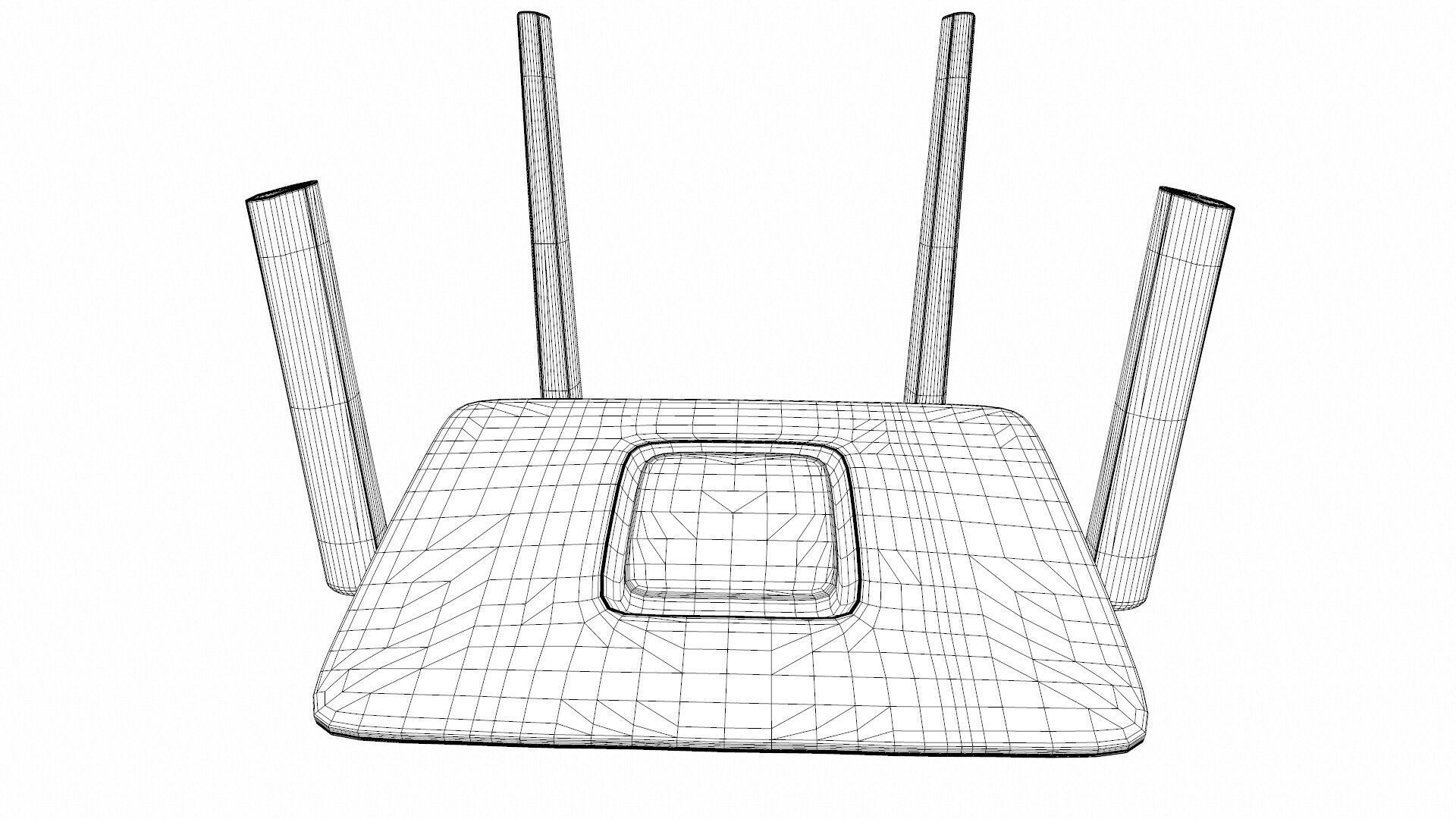 LINKSYS Router 3D model_10