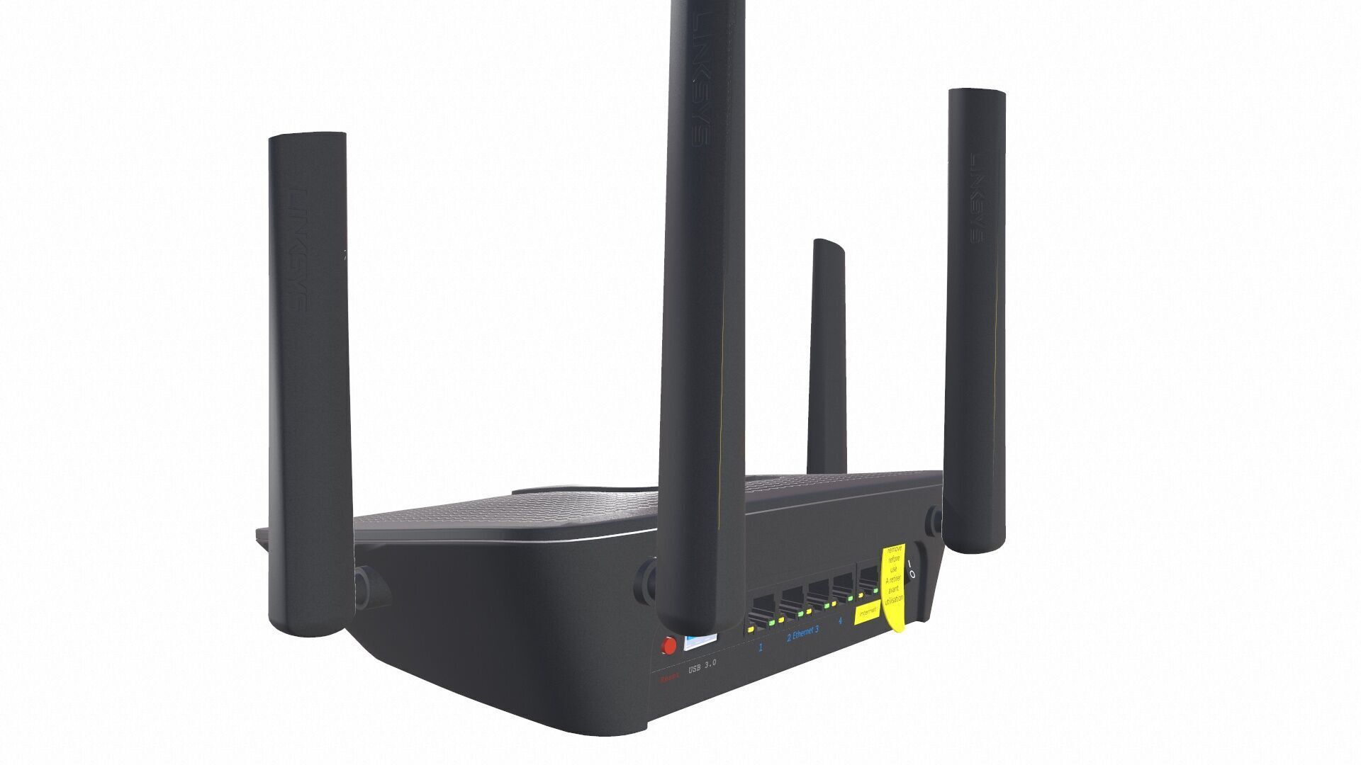 LINKSYS Router 3D model_4