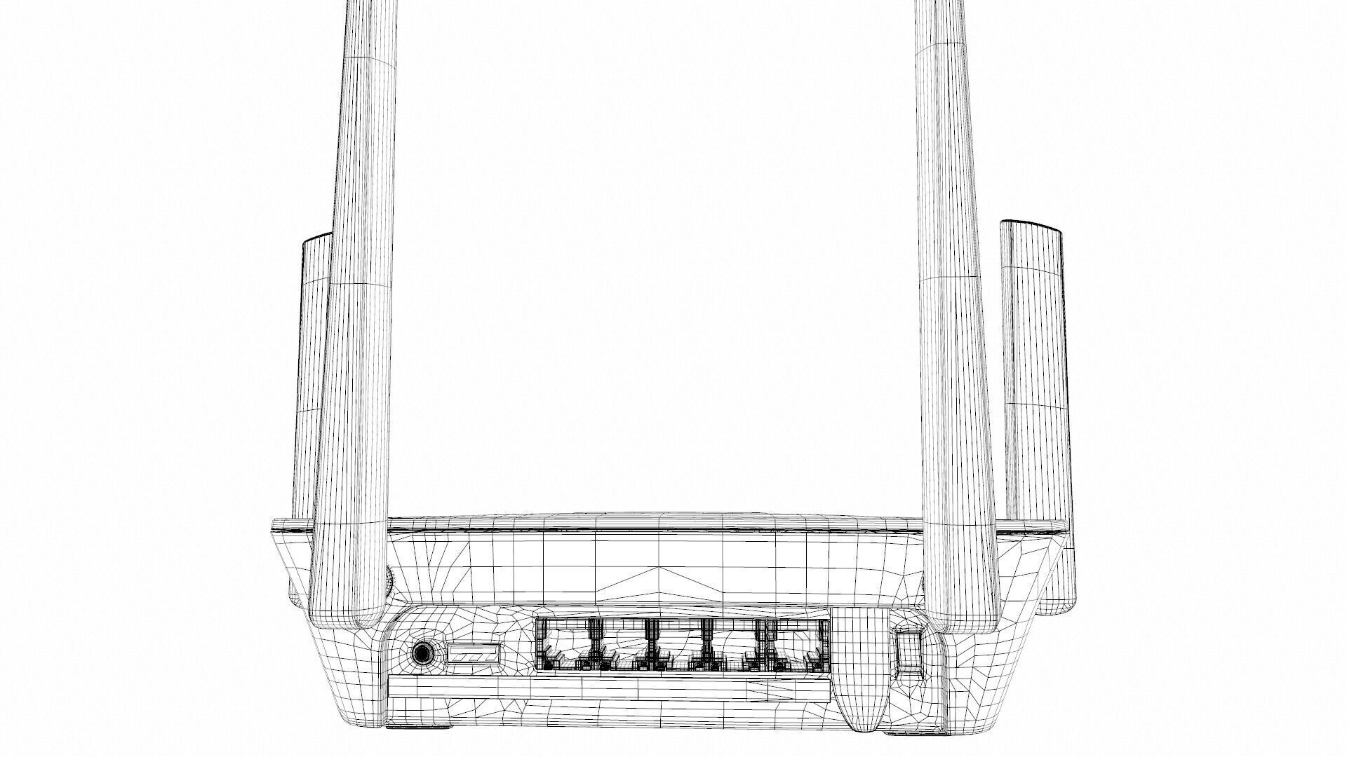 LINKSYS Router 3D model_12