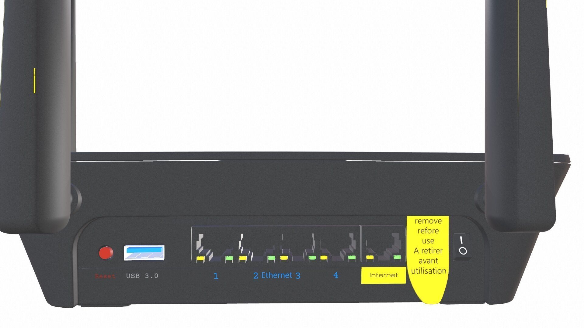 LINKSYS Router 3D model_6