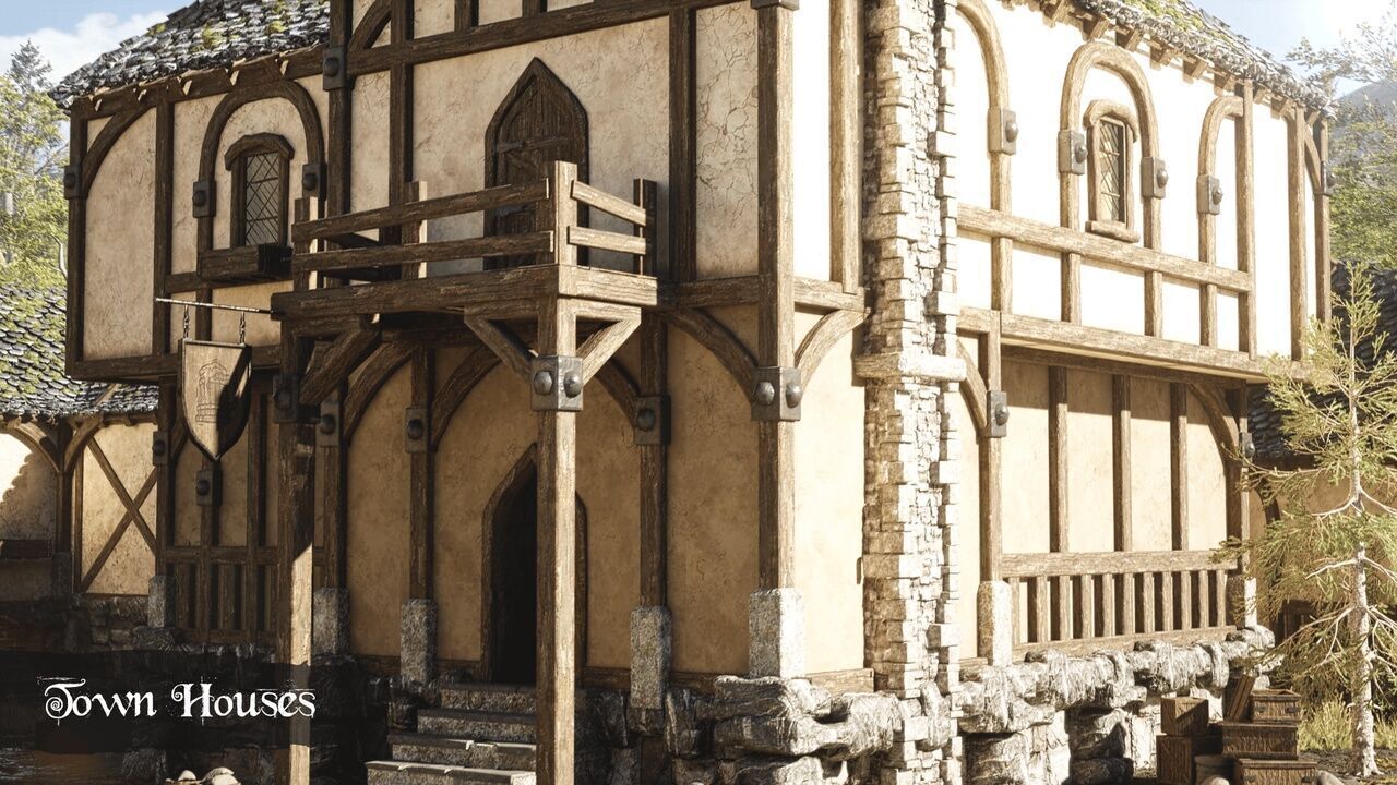 Medieval Kingdom Low-poly 3D model_9