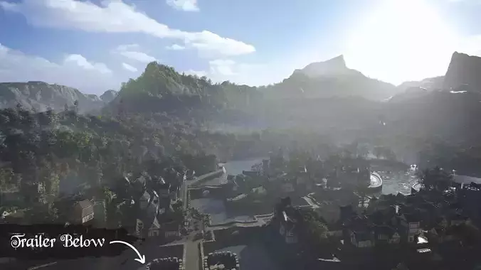 Medieval Kingdom Low-poly 3D model