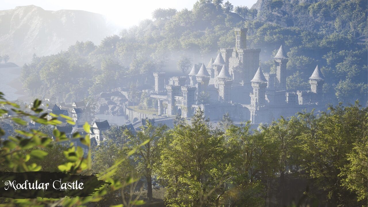 Medieval Kingdom Low-poly 3D model_2