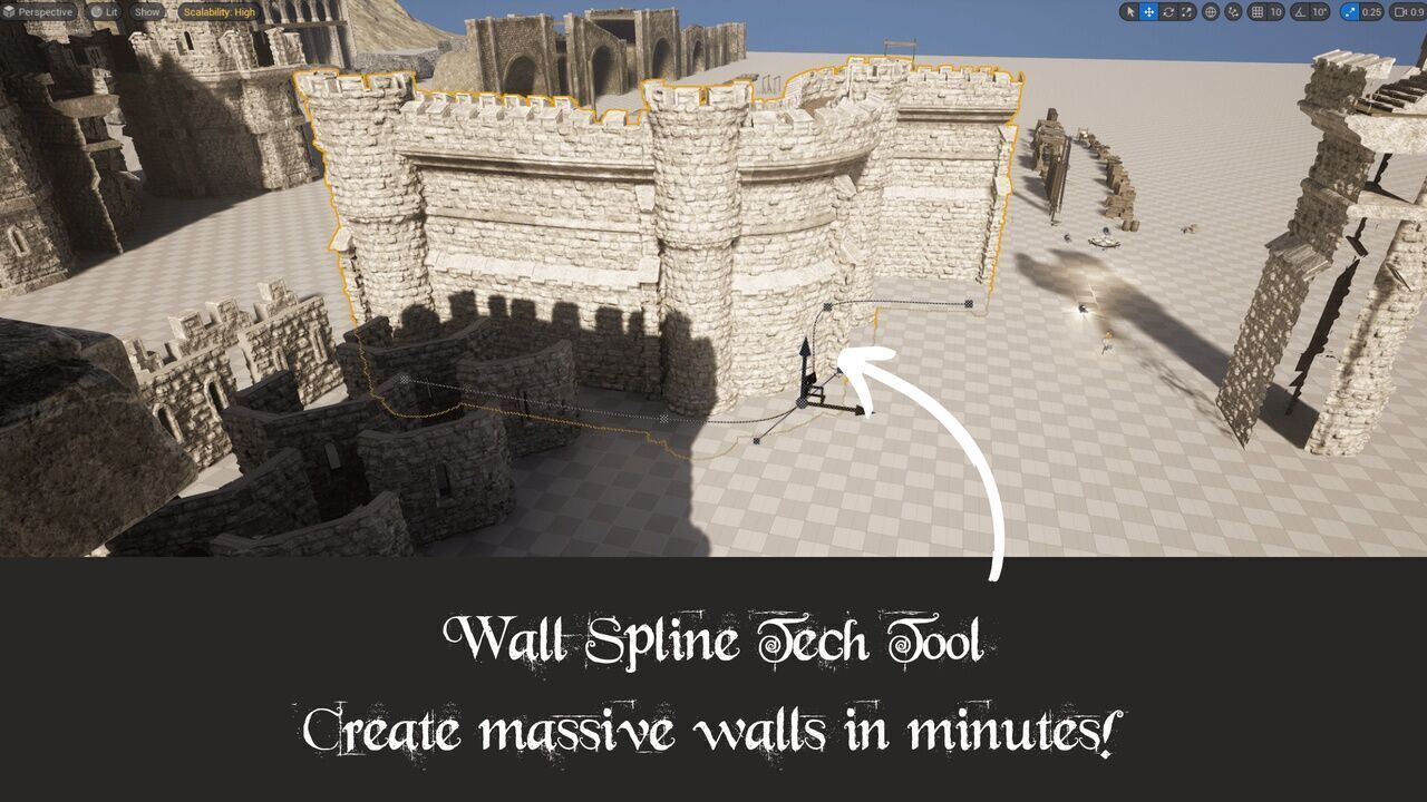 Medieval Kingdom Low-poly 3D model_5