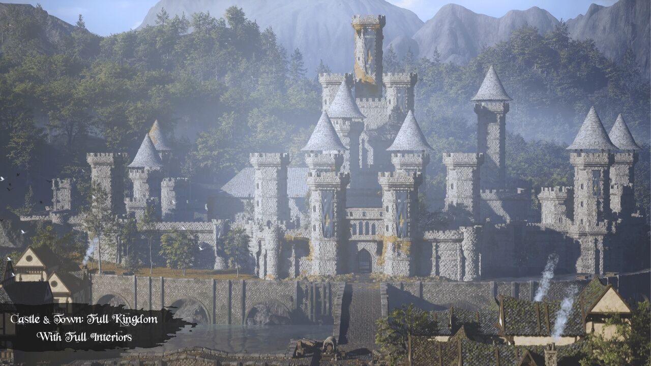 Medieval Kingdom Low-poly 3D model_3