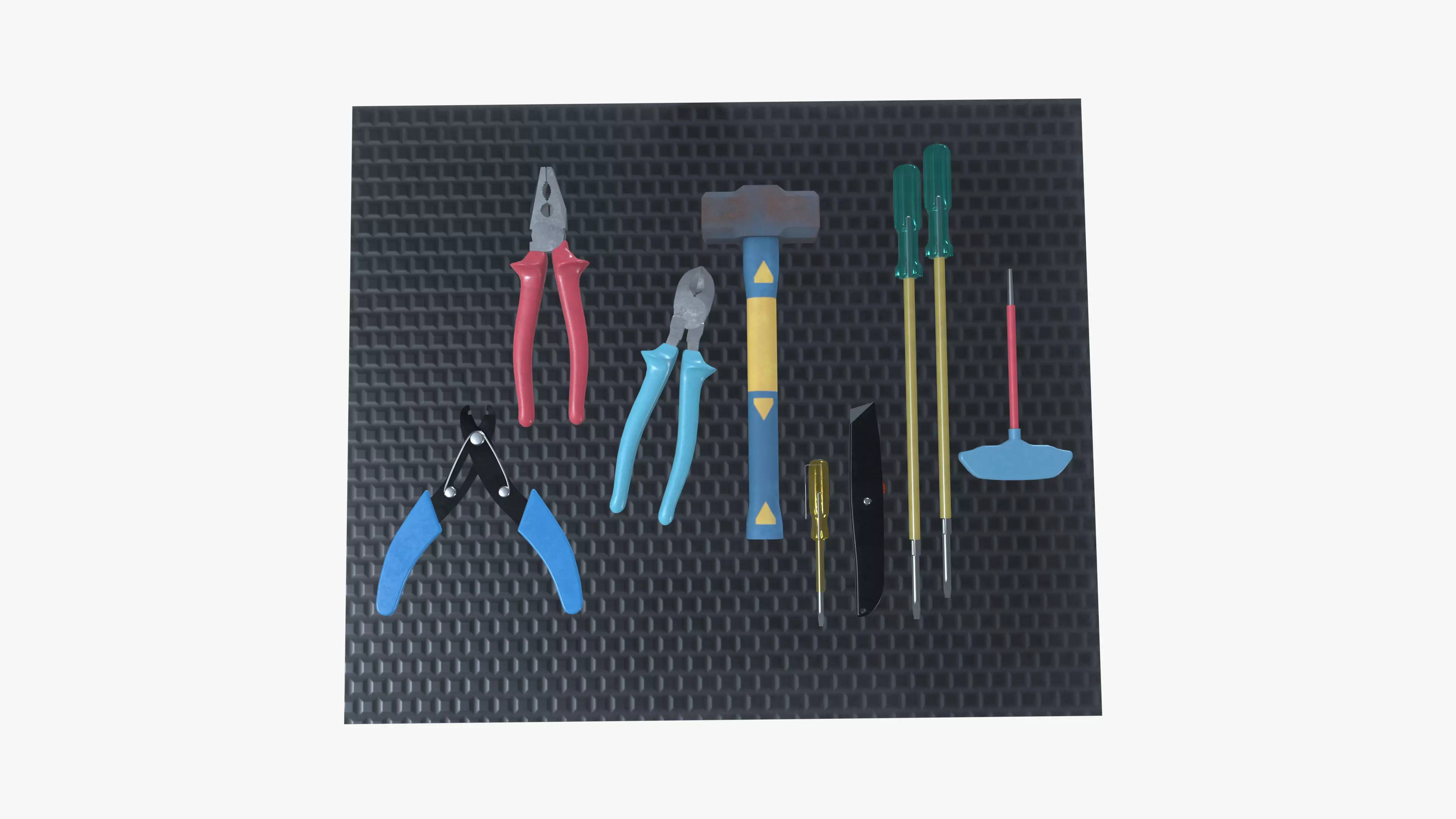 Hand tools 3D model_0