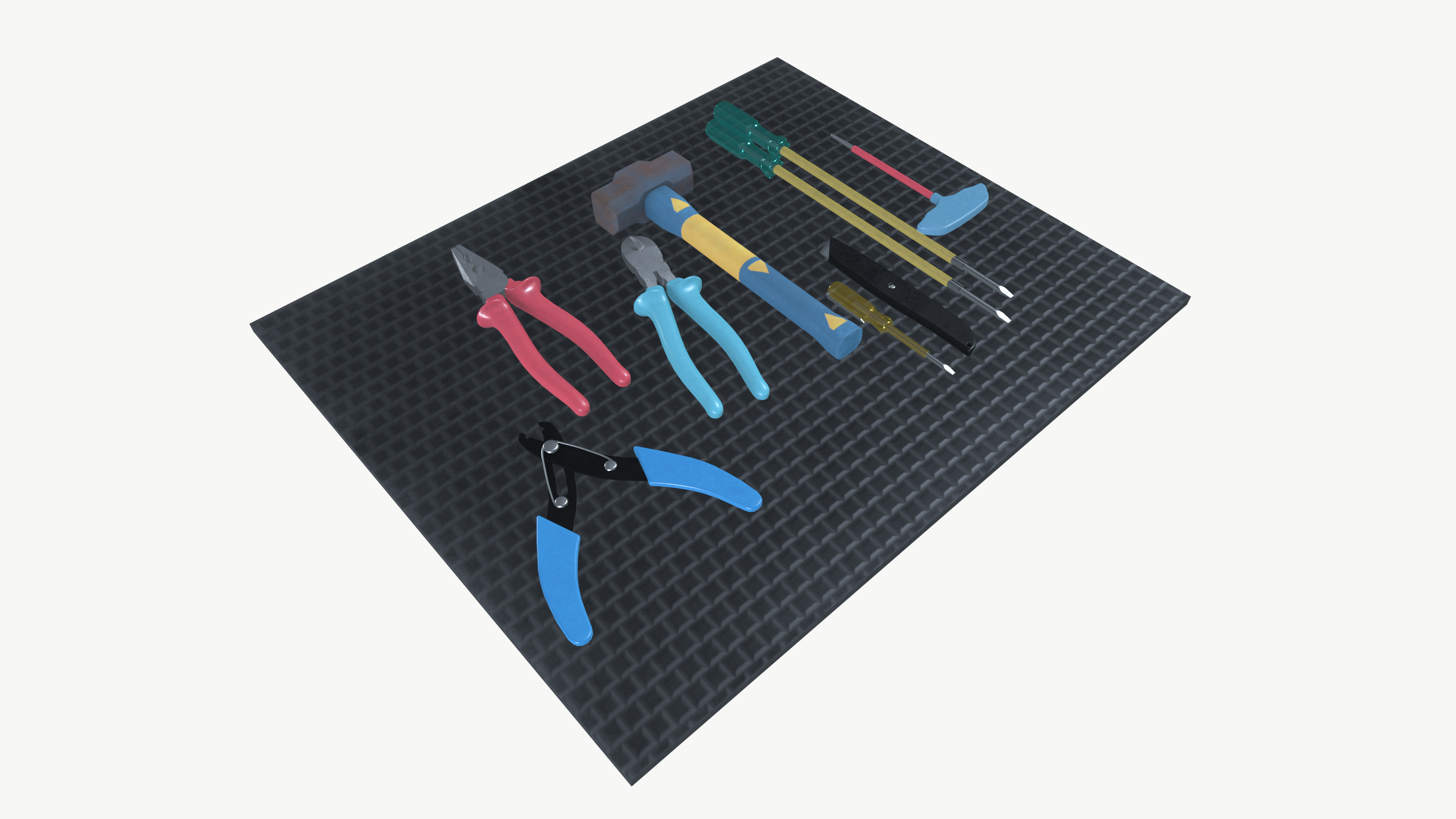 Hand tools 3D model_7