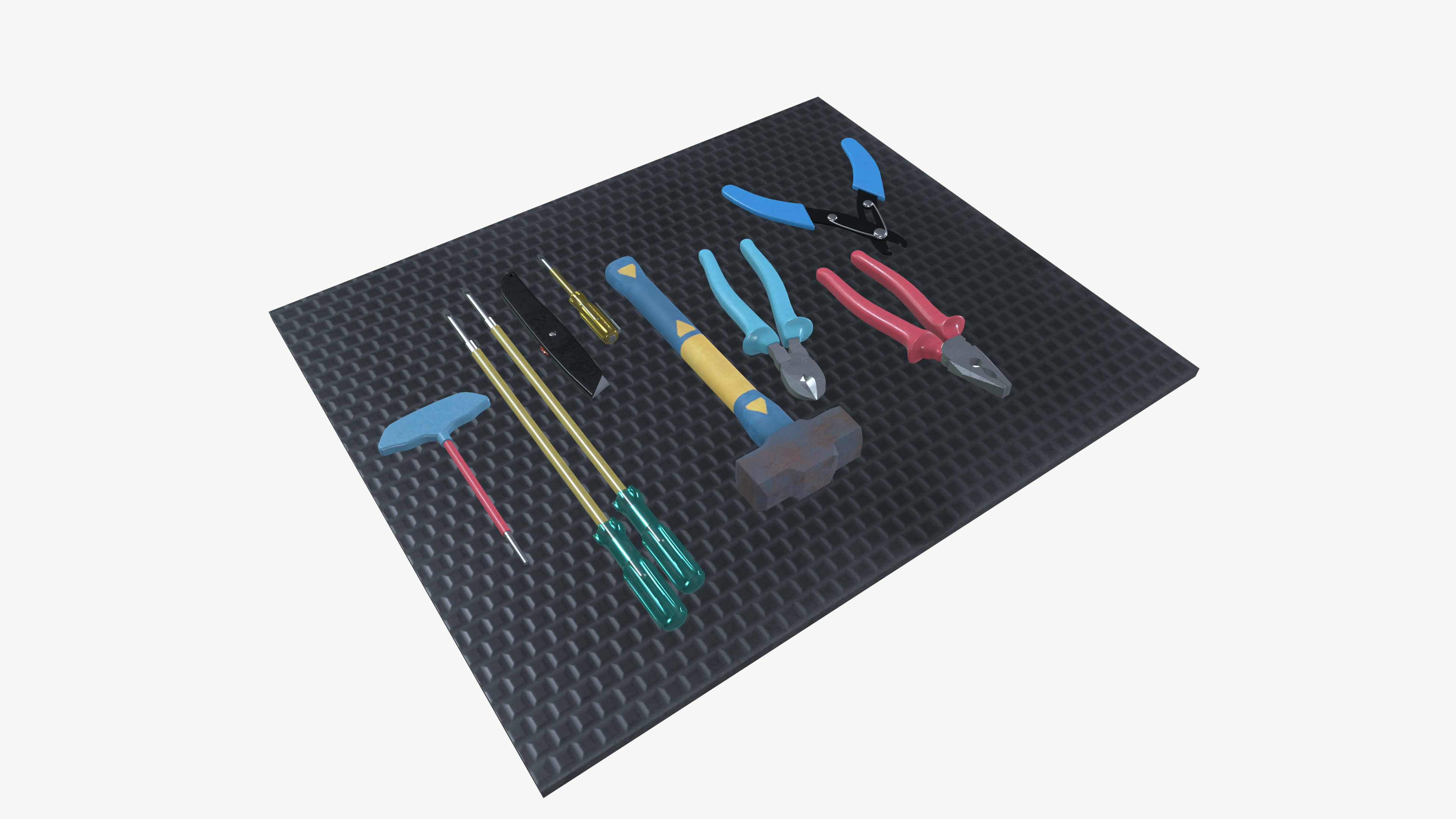 Hand tools 3D model_3