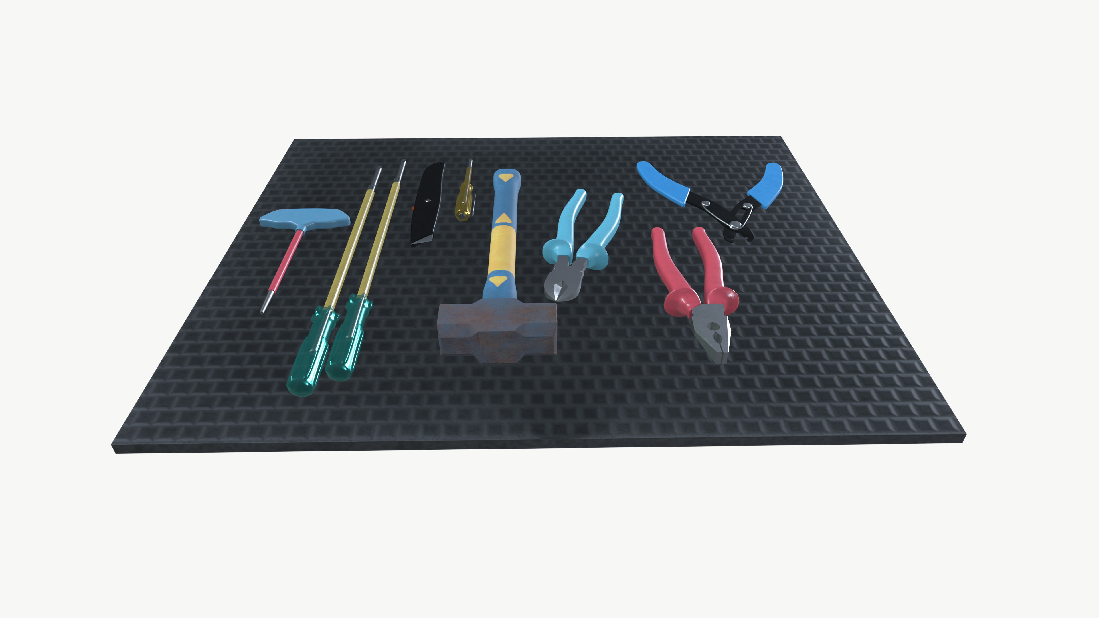 Hand tools 3D model_6