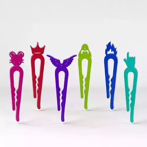  Shirt Clips Pack III 3D print model