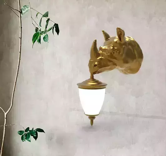 Rhino Wall Lamp