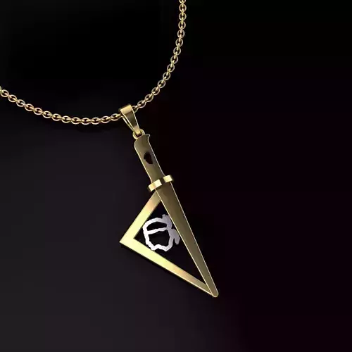 Corsica Head Symbol Pendant