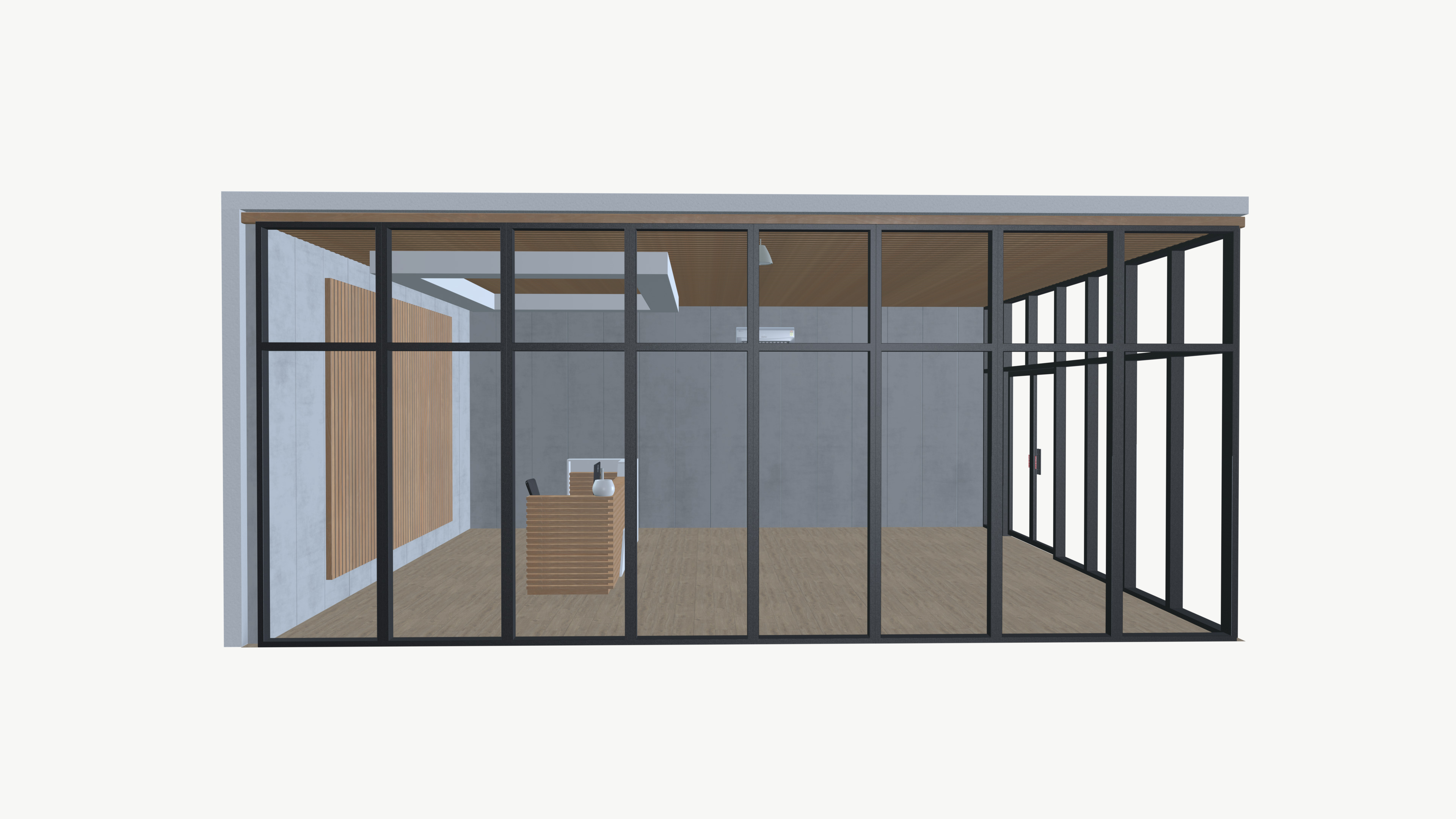 Reception area 3D model_10