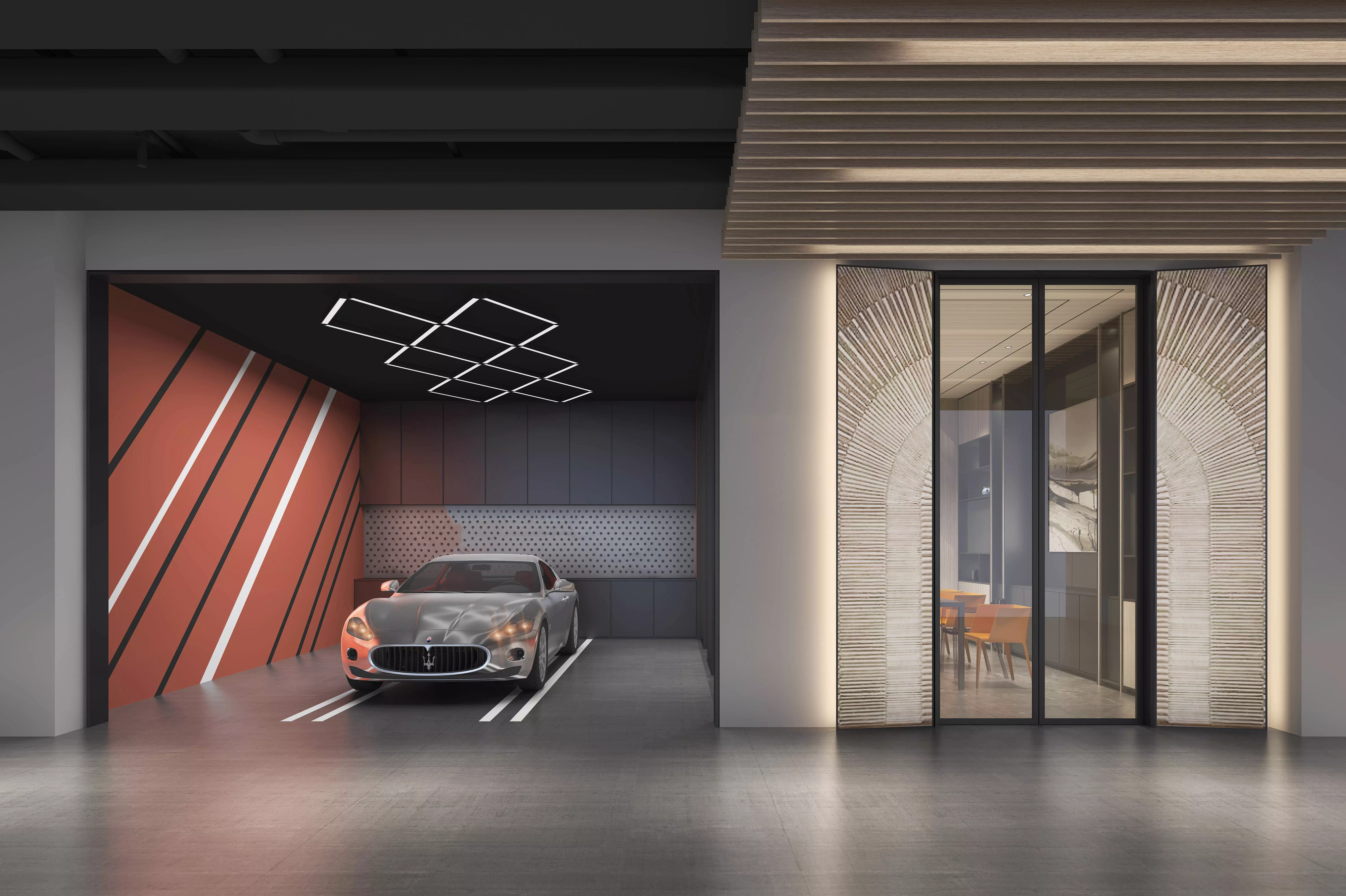car park 3D model