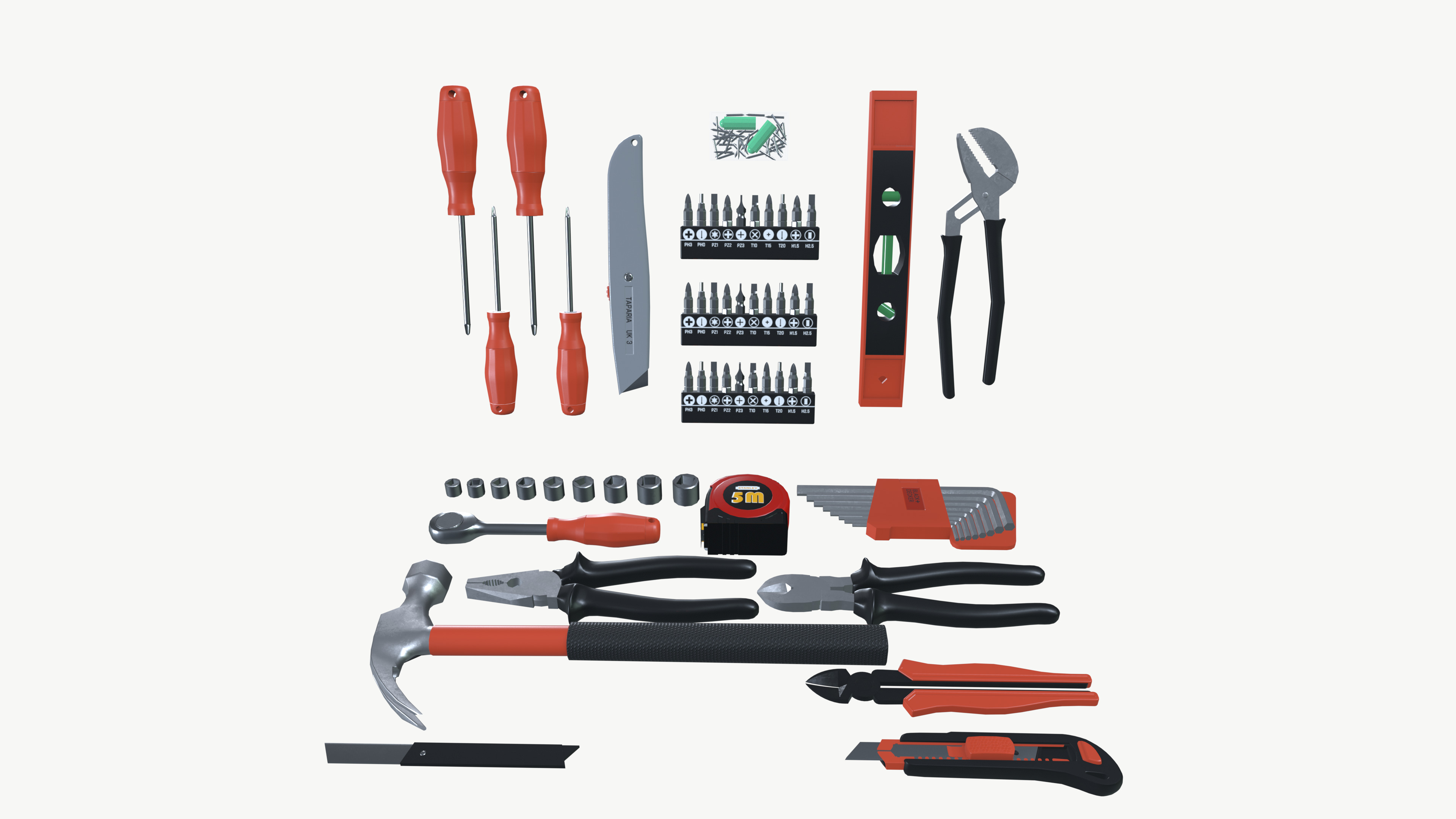 Toolkit box 3D model_8