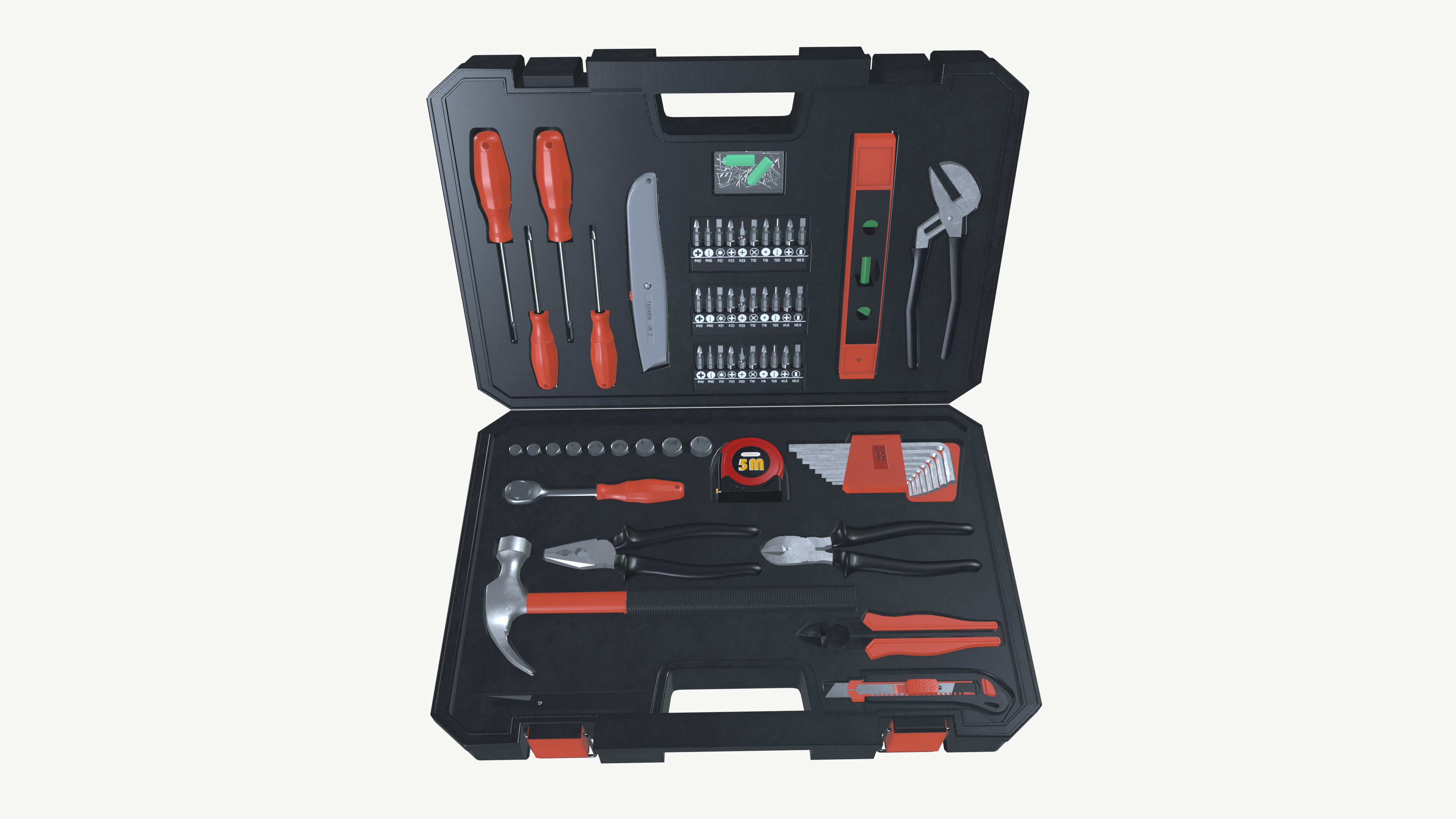 Toolkit box 3D model_2