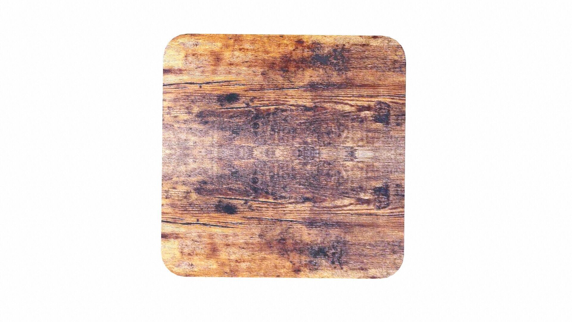 Square Side Table 3D model_6