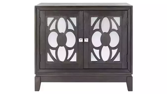 Wood Storage Cabinet