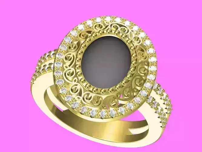 RING WOMEN  3D print model