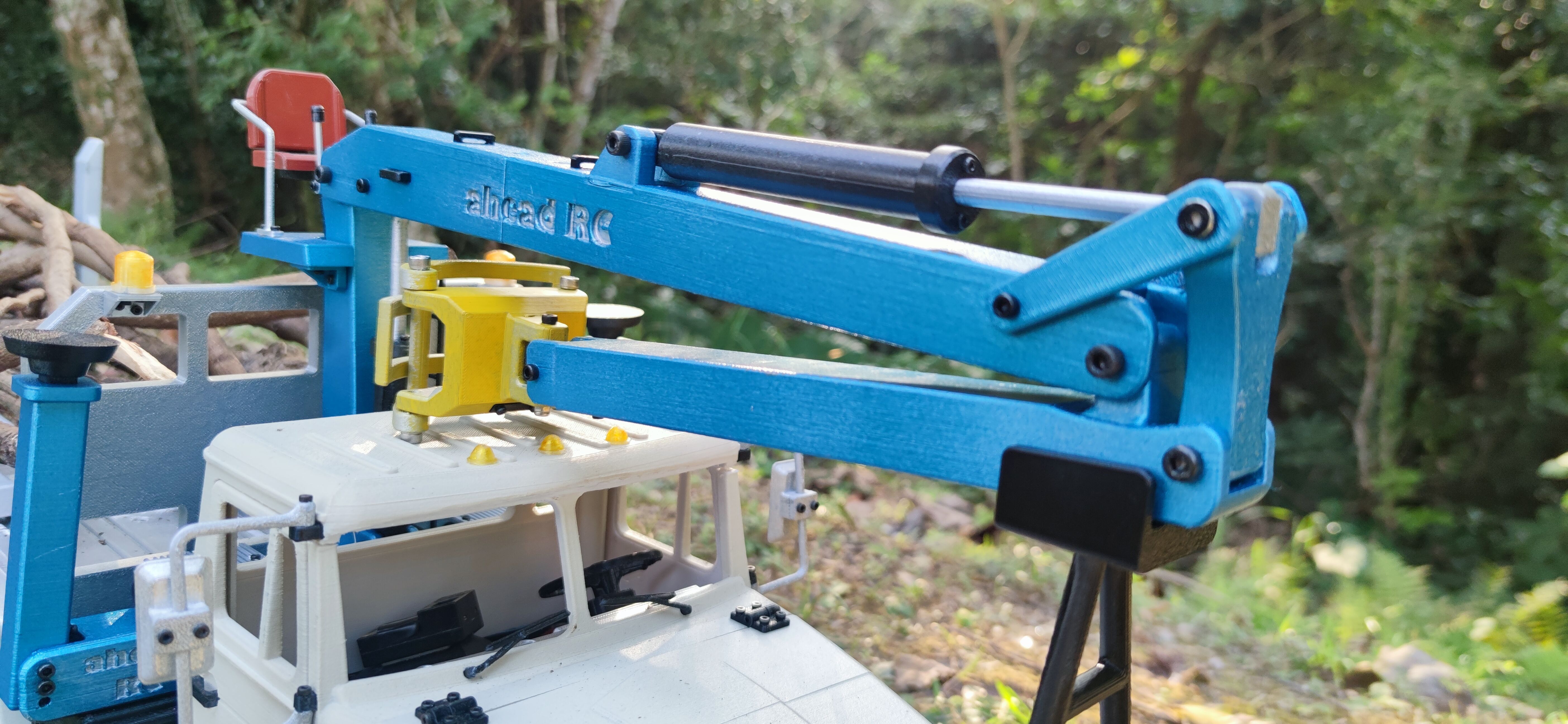 4320 Logging bed and trailer for TRX6 - 1-10 RC body attachment 3D print model_19