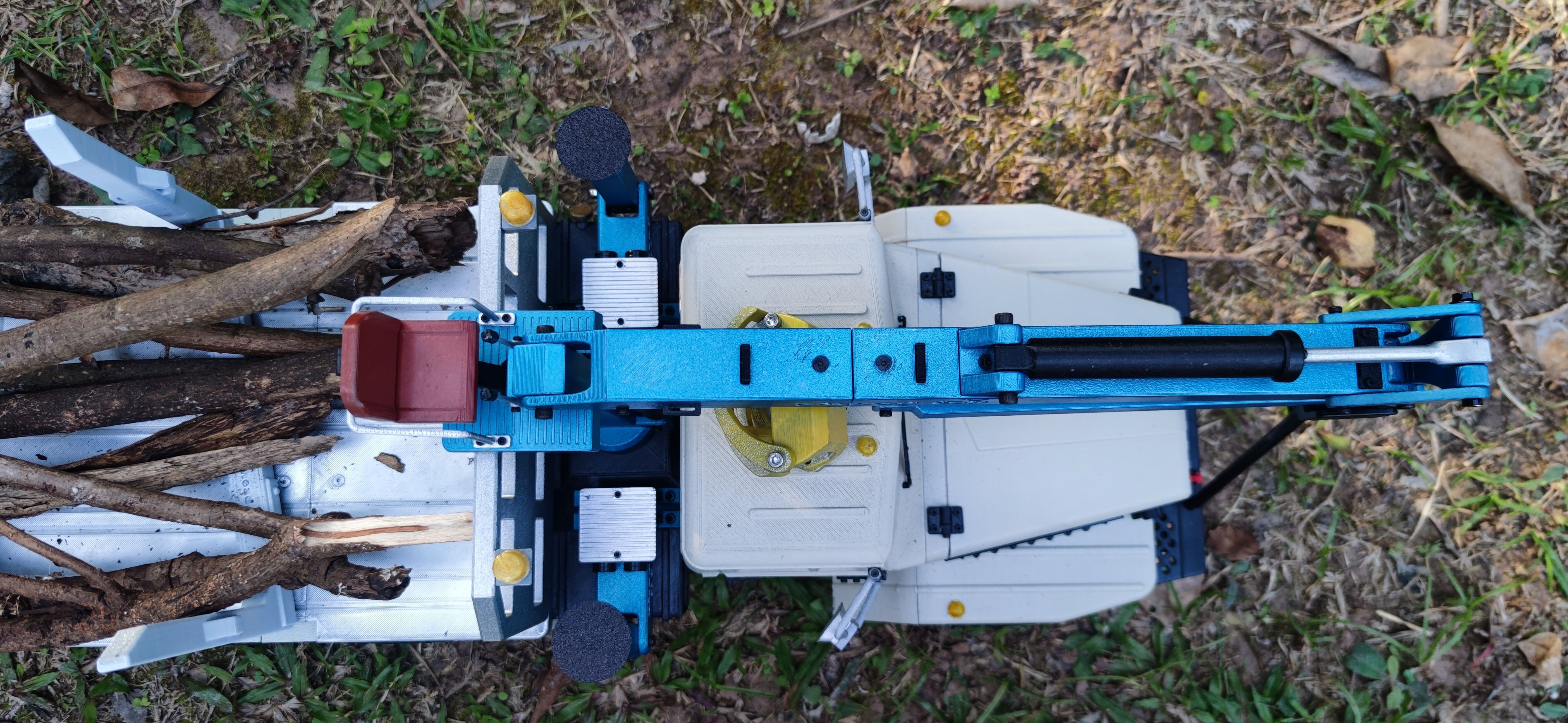 4320 Logging bed and trailer for TRX6 - 1-10 RC body attachment 3D print model_24