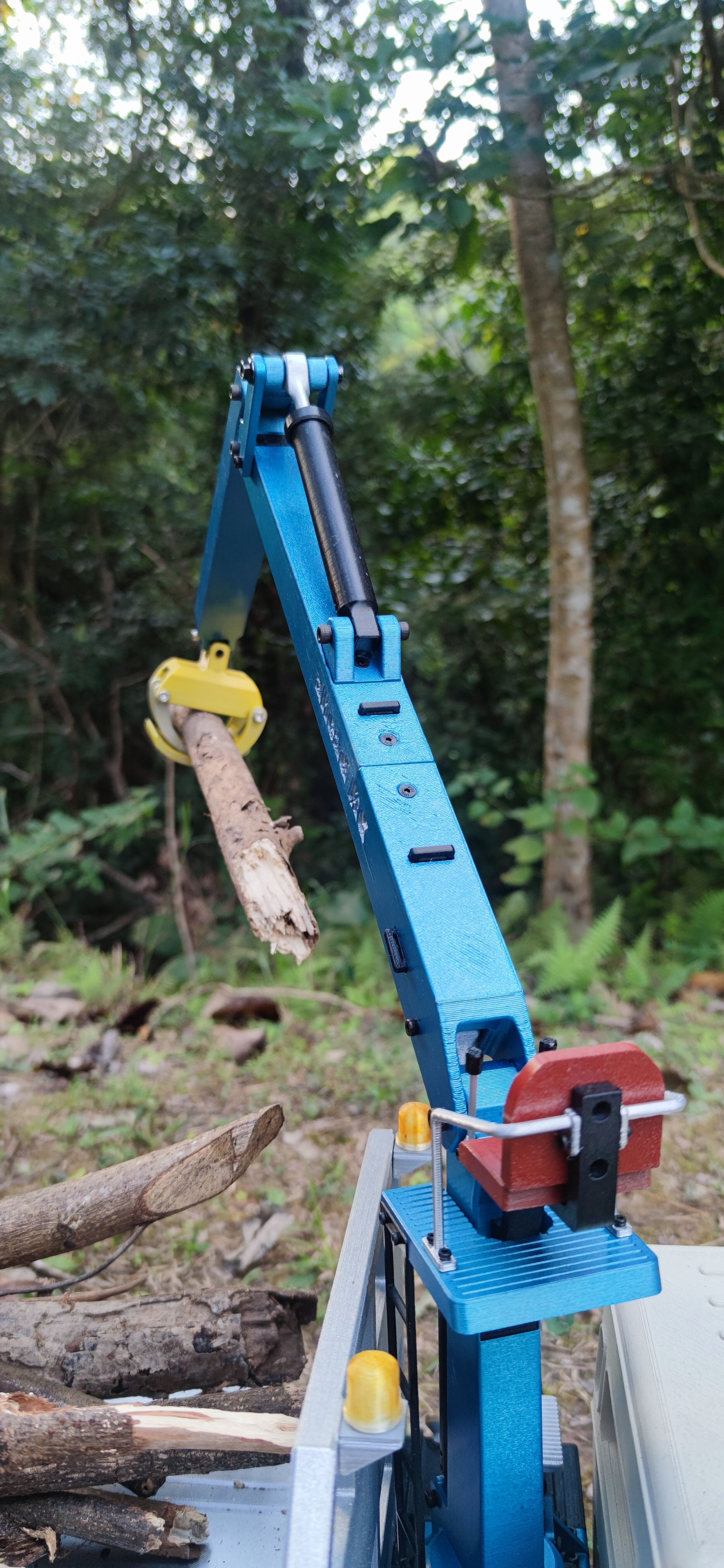 4320 Logging bed and trailer for TRX6 - 1-10 RC body attachment 3D print model_18