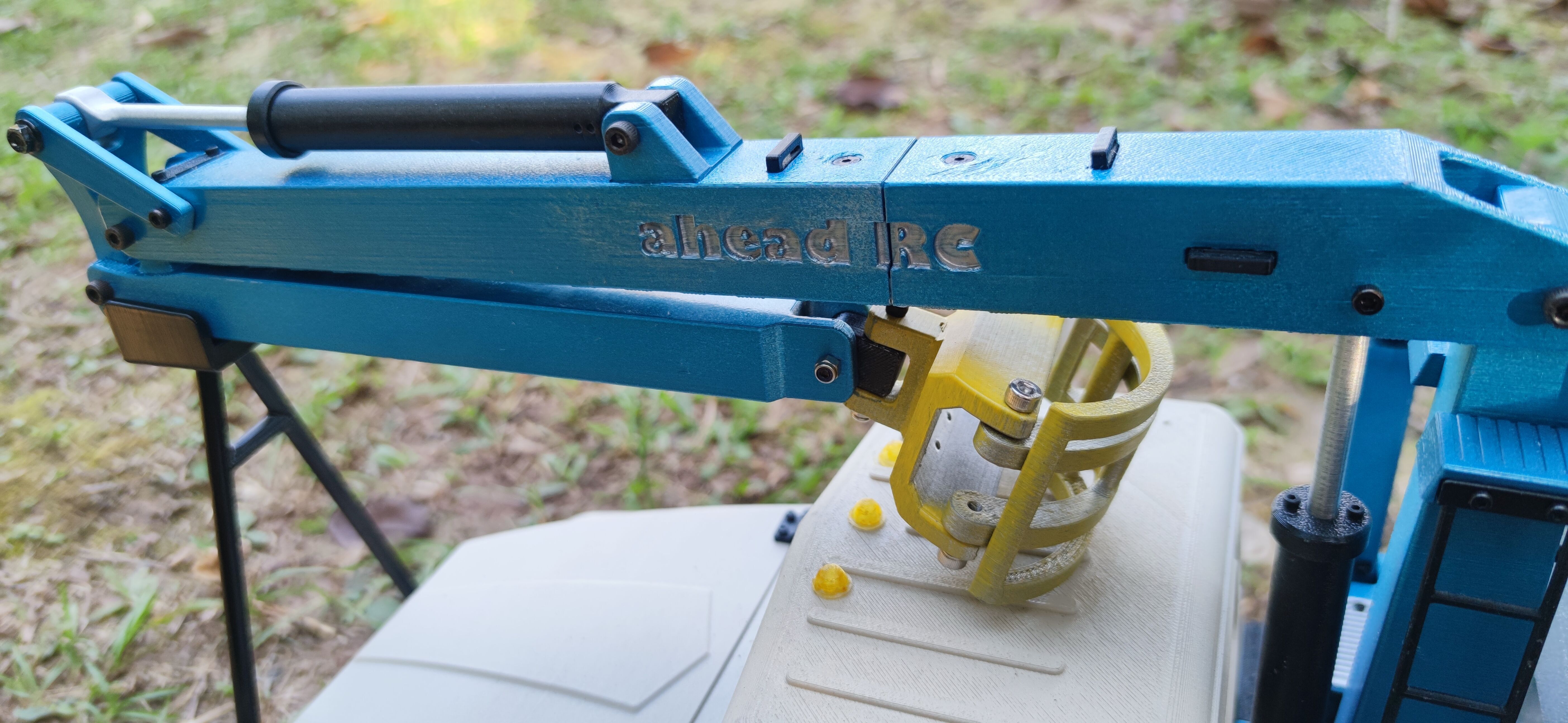 4320 Logging bed and trailer for TRX6 - 1-10 RC body attachment 3D print model_20