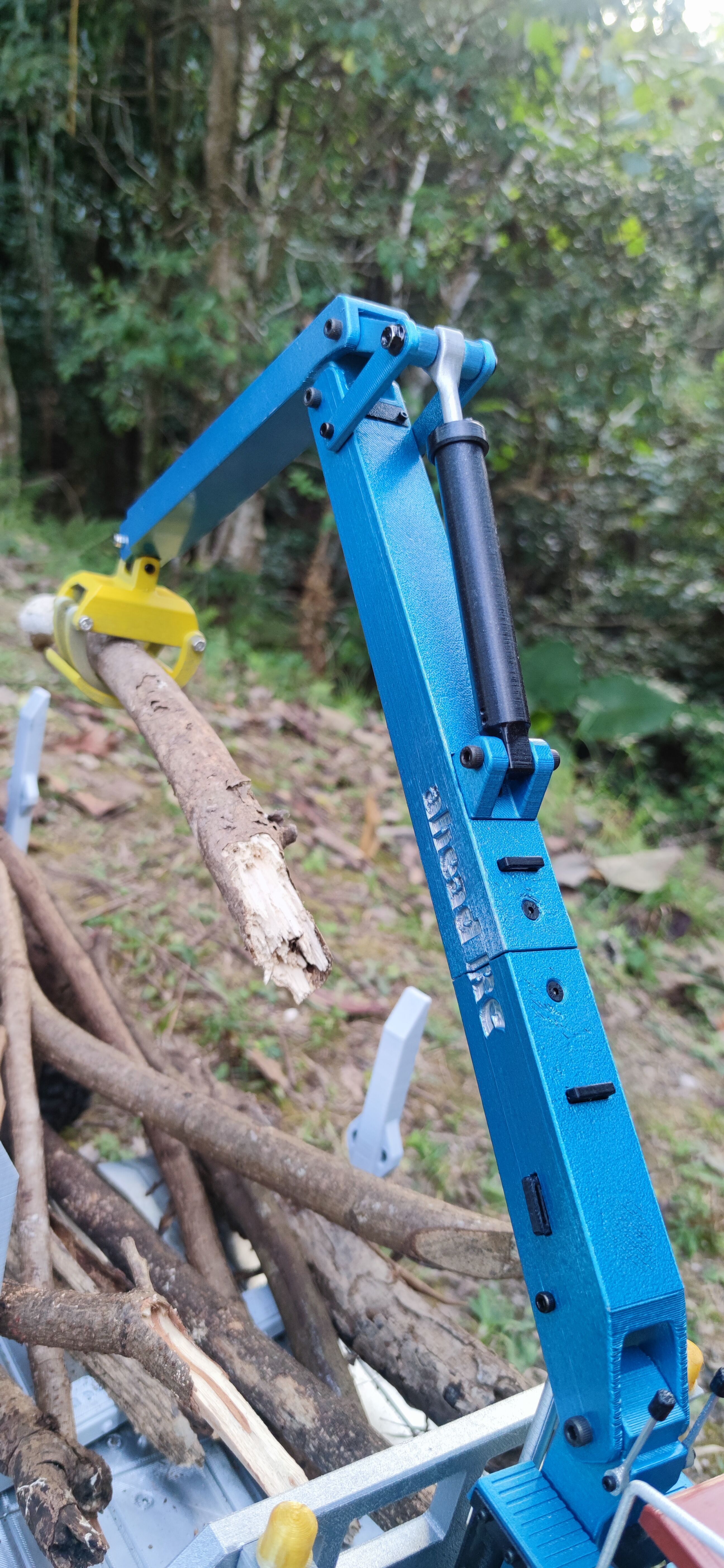 4320 Logging bed and trailer for TRX6 - 1-10 RC body attachment 3D print model_29