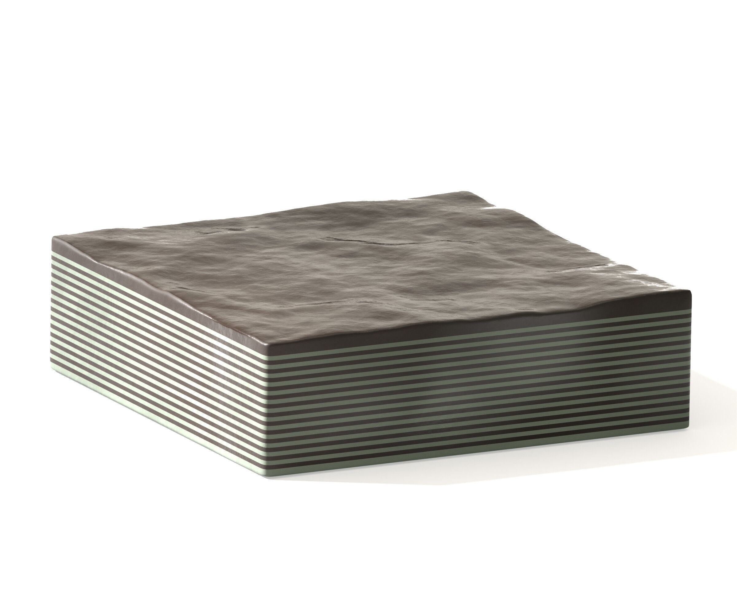 Rice flour layer cake 3D model_14