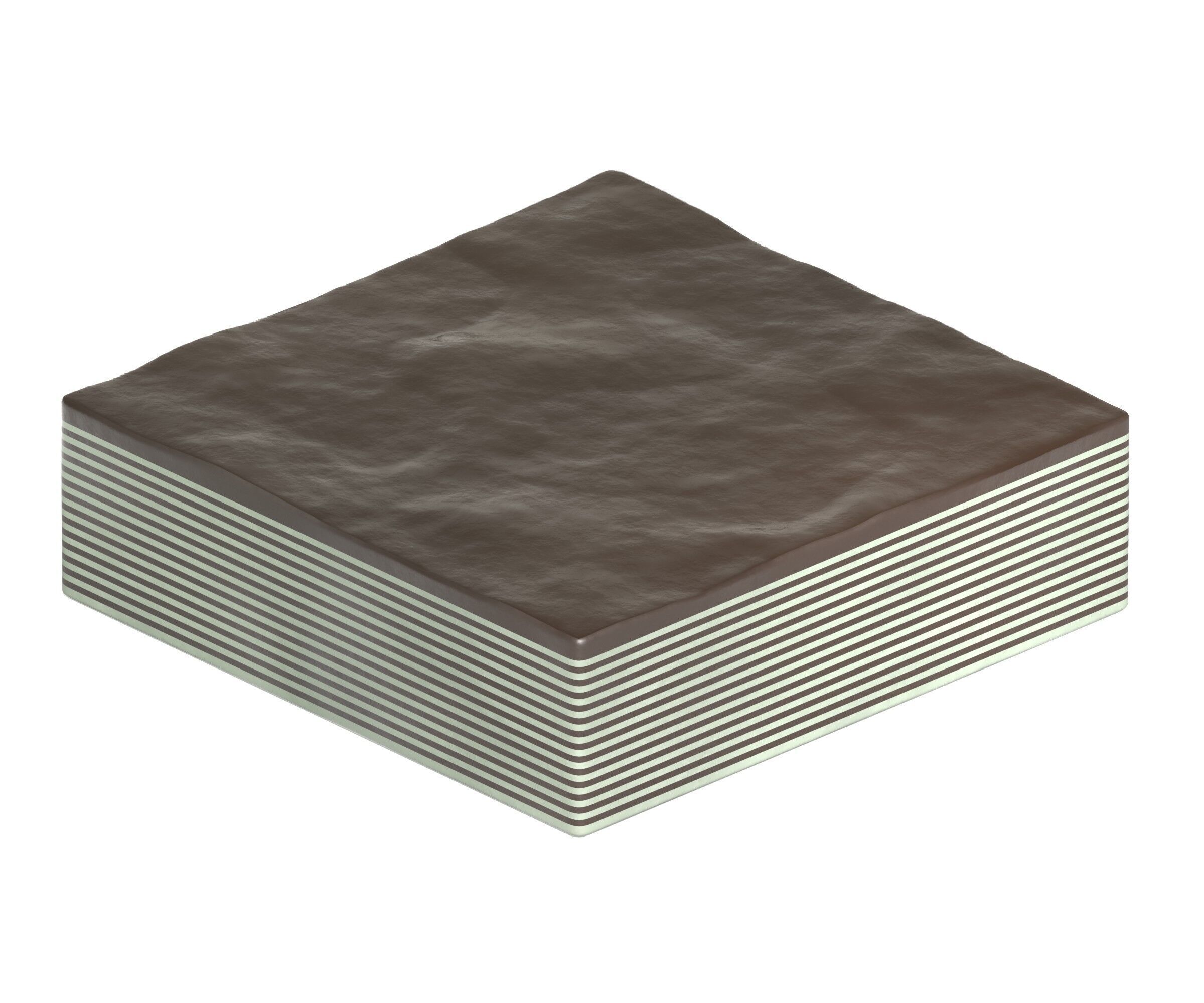 Rice flour layer cake 3D model_12