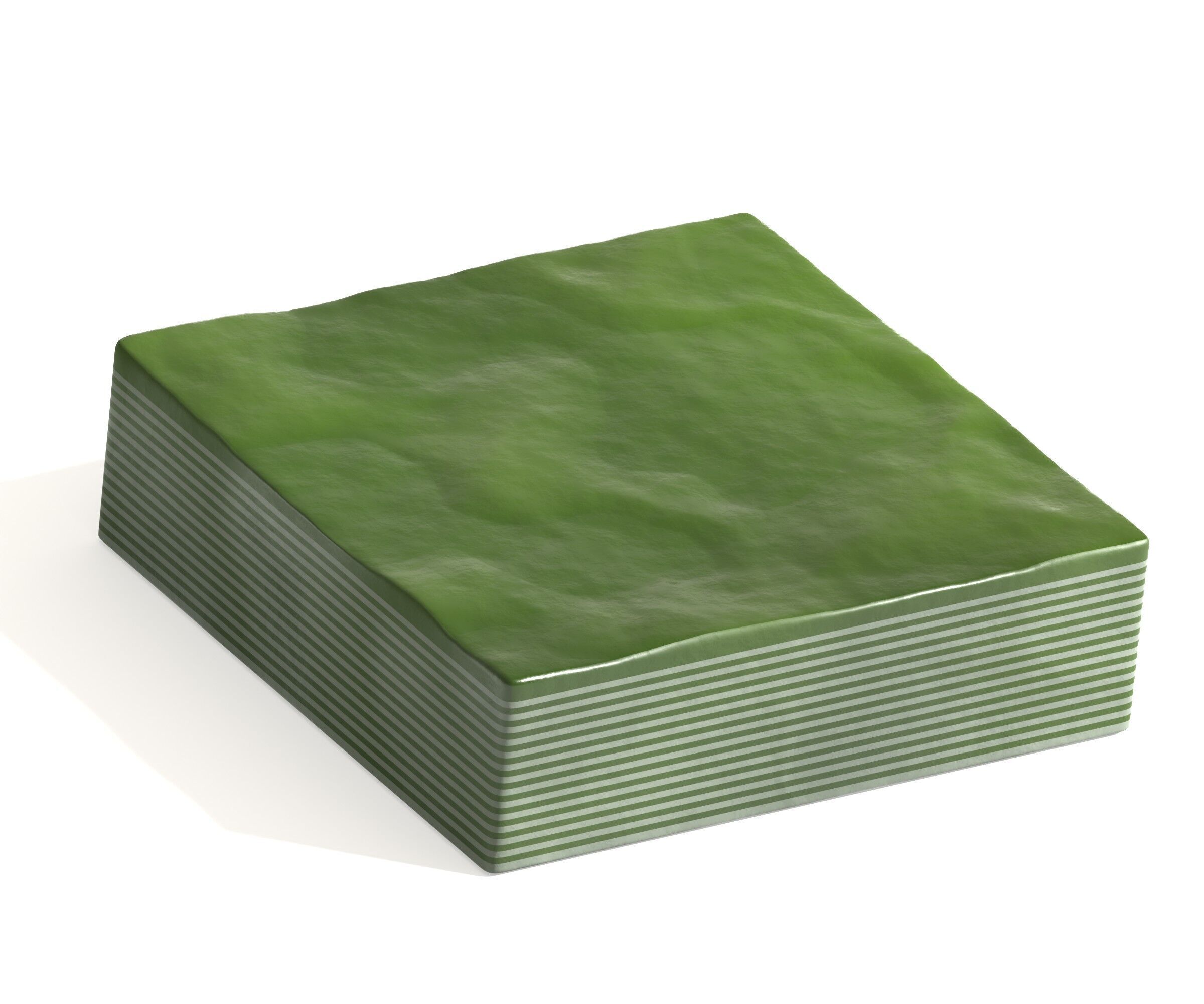 Rice flour layer cake 3D model_3