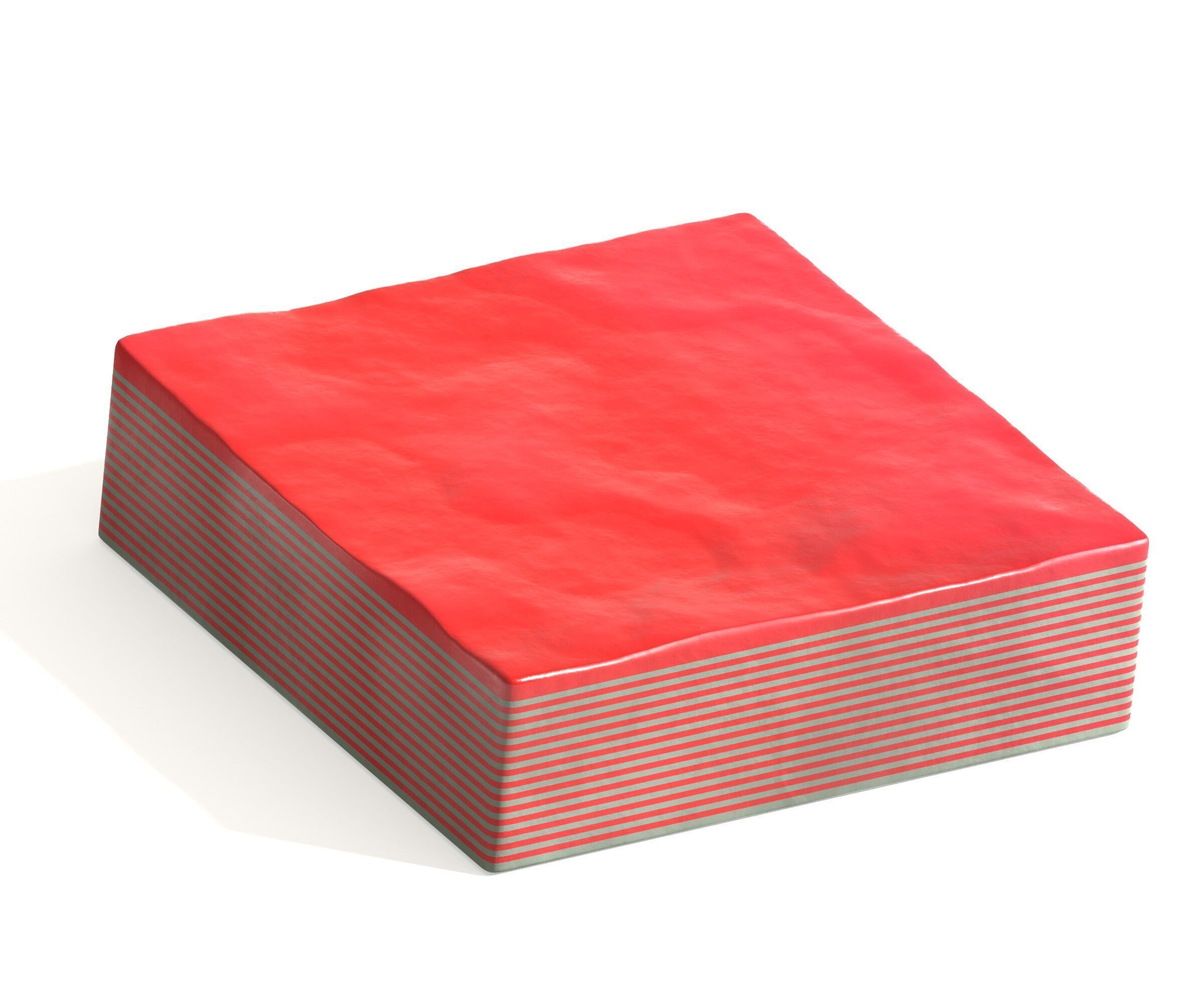 Rice flour layer cake 3D model_7