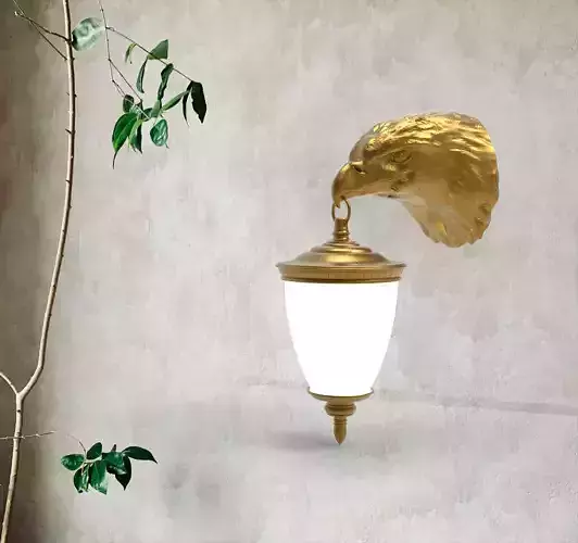 Eagle Head Wall Lamp