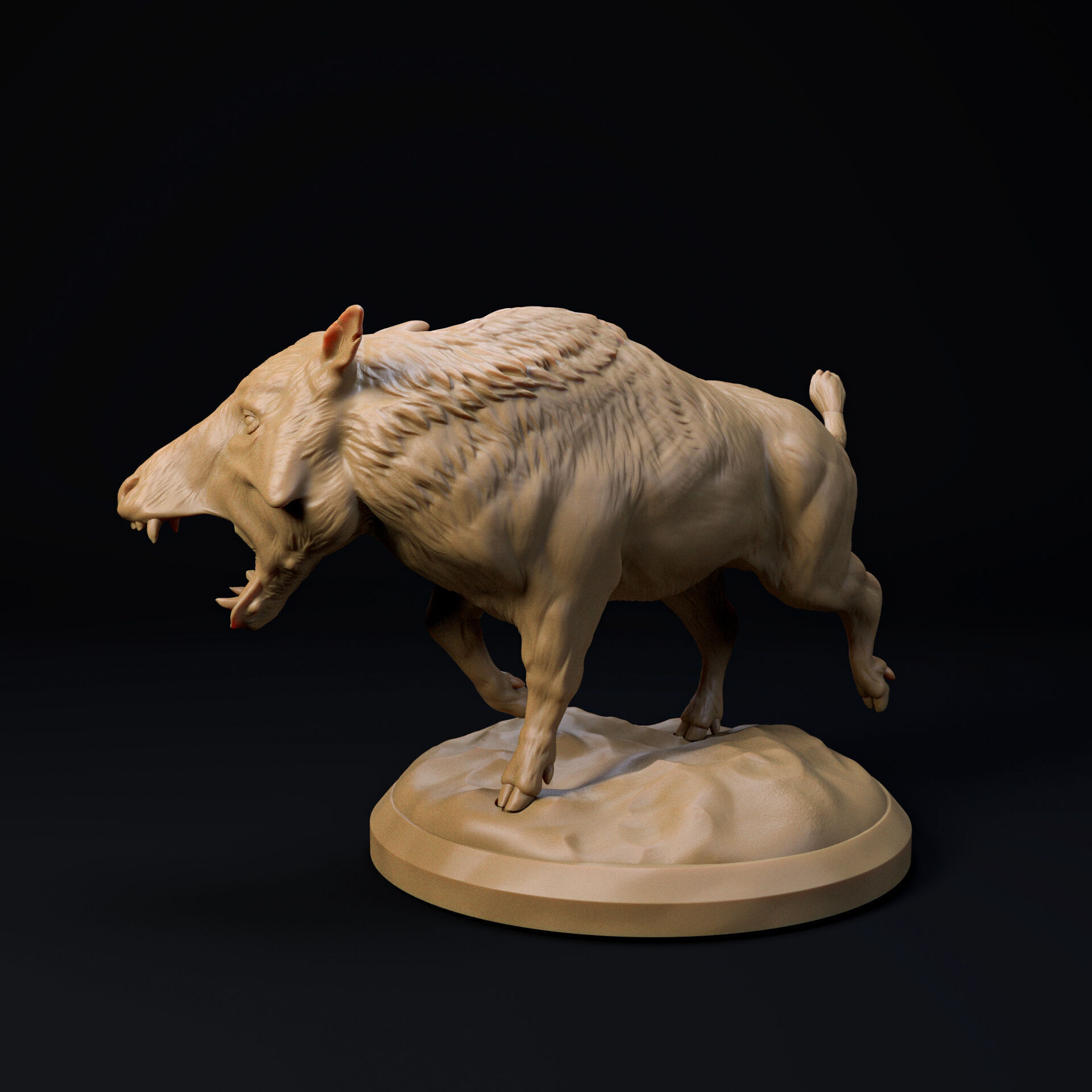 Archaeotherium 32mm scale pre-supported animal 3D print model_1