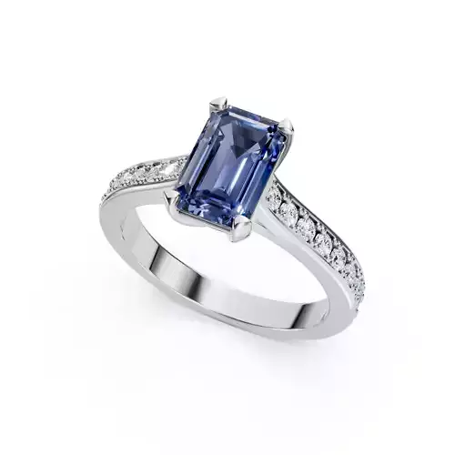 Emerald Sapphire Ring