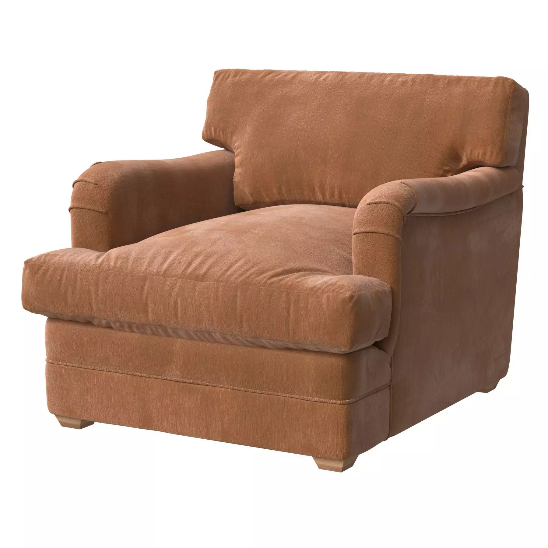 PIERCE WARD LOUISA CLUB CHAIR 3D model_0