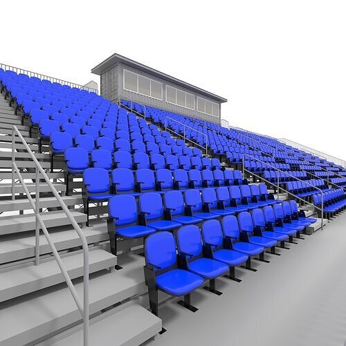 Bleachers 42 3D model