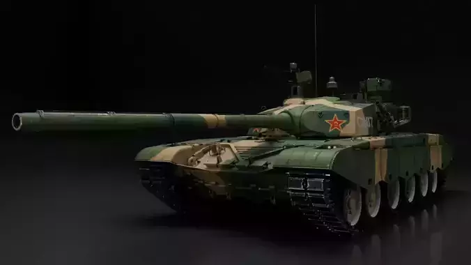 Type 98 MBT 3D model