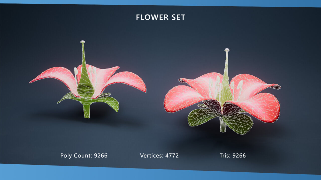 Science Pack Low-poly 3D model_16