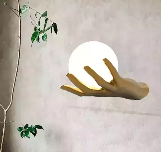 hand Wall Lamp