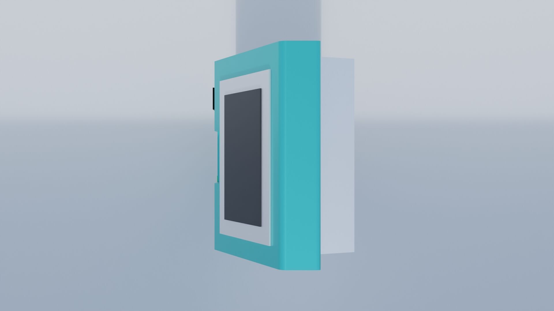 Indoor Self-Service Payment Kiosk with Touch Screen Free 3D model_6