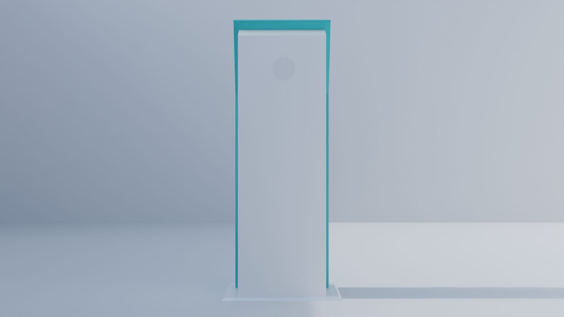 Indoor Self-Service Payment Kiosk with Touch Screen Free 3D model_8