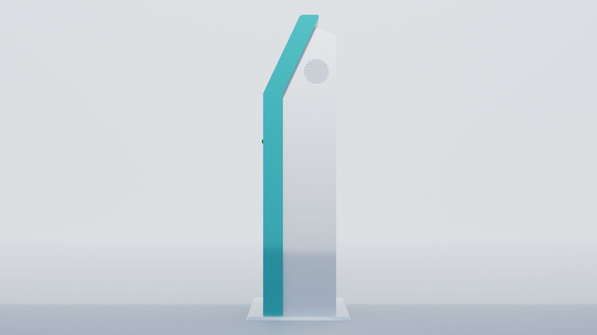 Indoor Self-Service Payment Kiosk with Touch Screen Free 3D model_5