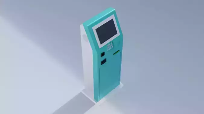 Indoor Self-Service Payment Kiosk with Touch Screen