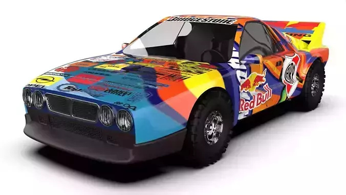 Rally Car 3D model
