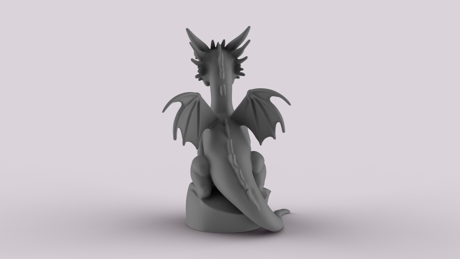 Majestic 3D Printable Dragon 3D print model_4