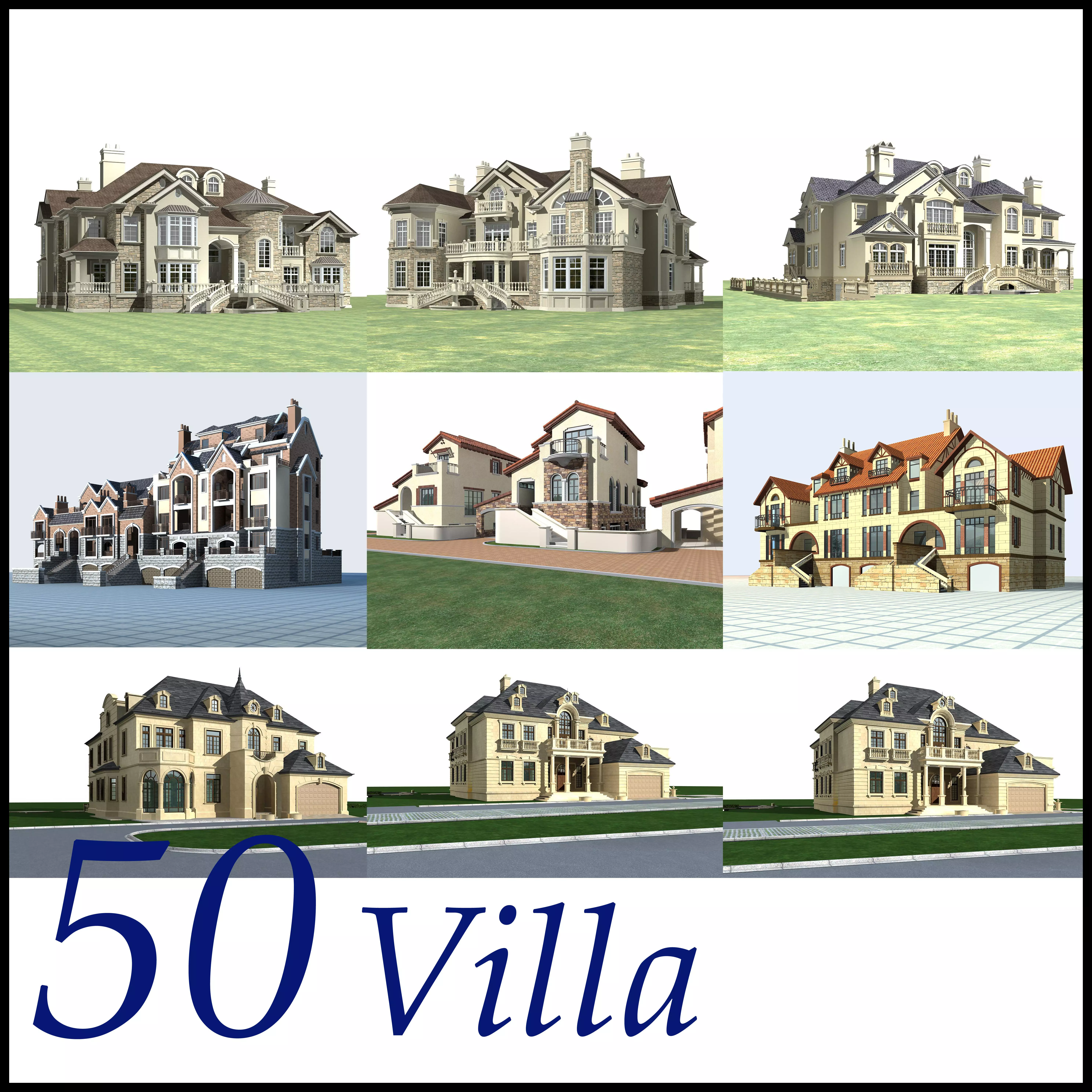 Villa Collection 50 items Vol5 3D model_0