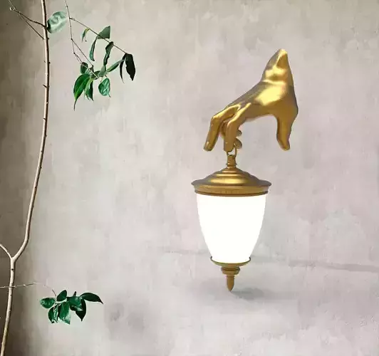 hand Wall Lamp