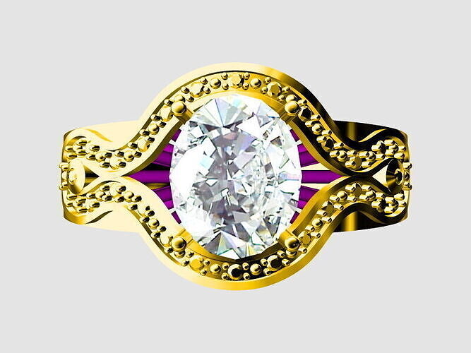RING WOMEN 3D print model